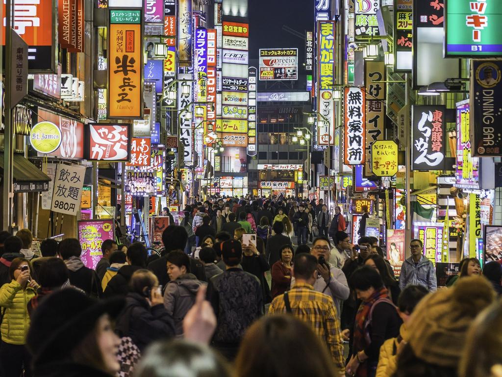 Japan’s population declined by 800,000 in 2022. Picture: iStock