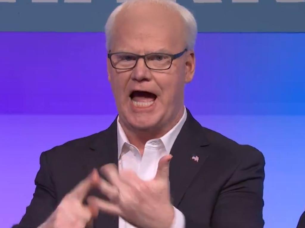 Jim Gaffigan as Tim Walz. Picture: Supplied