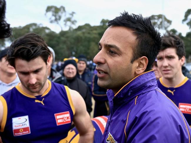 Vermont coach Harmit Singh. Picture: Davis Harrigan