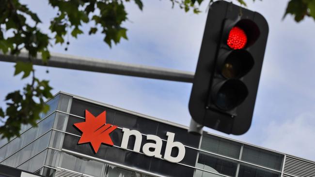 NAB’s annual report has detailed the impact of COVID the Hyane royal commission on the pay of former CEO Andrew Thorburn and his successor Ross McEwan. Picture: AFP