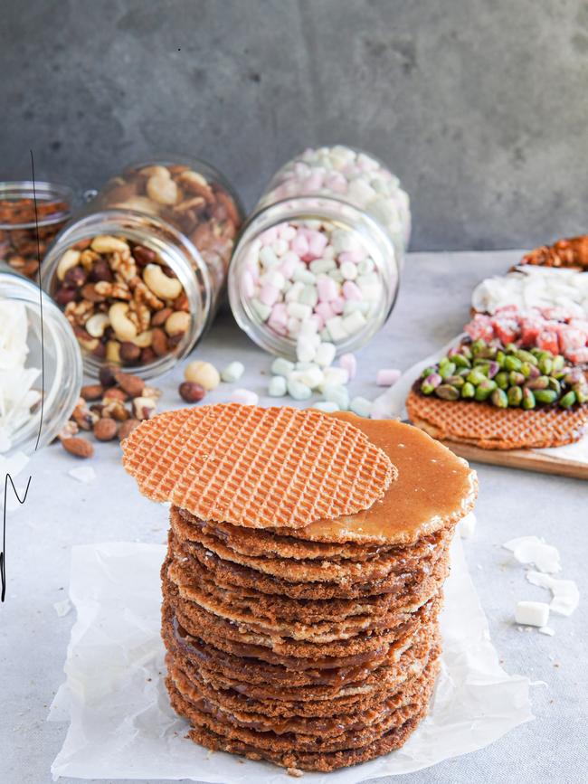 Caramel Waffly’s Dutch waffles. Picture: Supplied