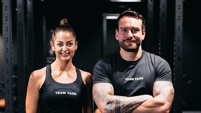 The Yard Gym Double Bay franchise co-owners Talitha Case and Mike Case.