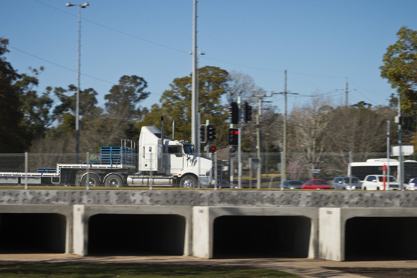 James St is now open to all traffic after the intersection with Kitchener St was closed due to work on the East Creek culvert upgrade, Wednesday, August 25, 2020. Picture: Kevin Farmer