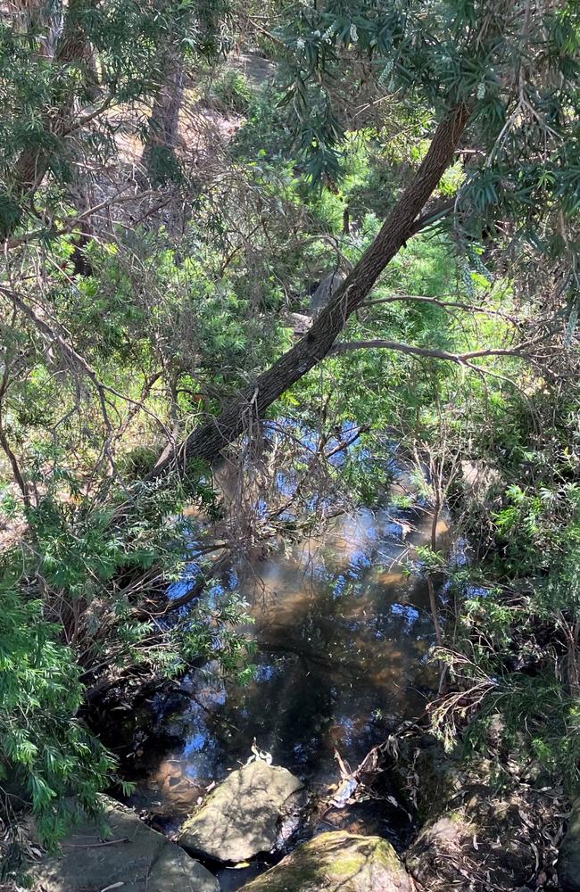 The creek returned to normal. Picture: Hills Shire Council