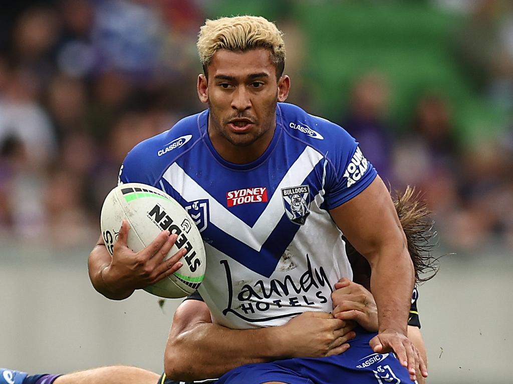 Is Bailey Biondi-Odo the Bulldogs backup backup backup plan at halfback? Picture: Graham Denholm/Getty Images