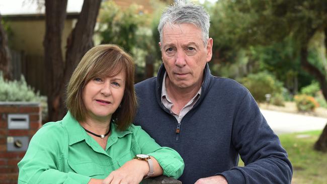 Julie and Rod Harrington from Point Lonsdale were dudded on Qantas points. Picture: Josie Hayden