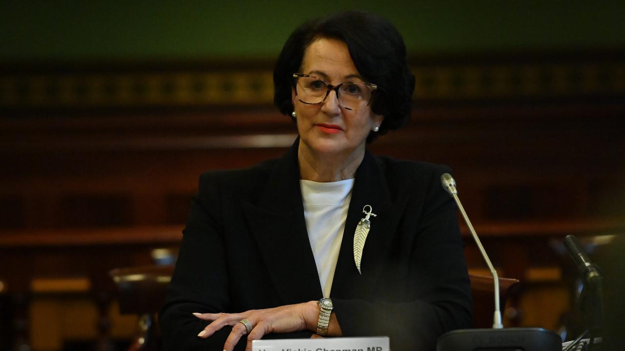 Attorney-General Vickie Chapman fronts the parliamentary inquiry on Wednesday. Picture: Keryn Stevens