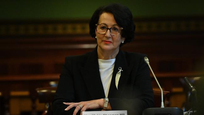 Attorney-General Vickie Chapman fronts the parliamentary inquiry on Wednesday. Picture: Keryn Stevens