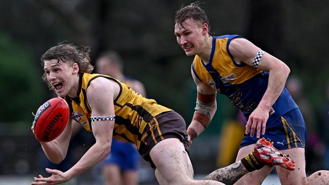 Noble Park and Rowville meet in the opening round after playing off in the grand final last season. Picture: Andy Brownbill