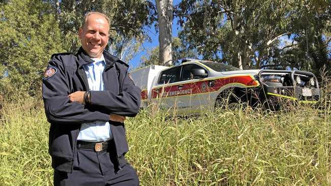 ACT NOW: QFES Roma area director Inspector Goetz Graf is asking the community to be prepared for bushfires in cold, dry weather. Picture: Jorja McDonnell