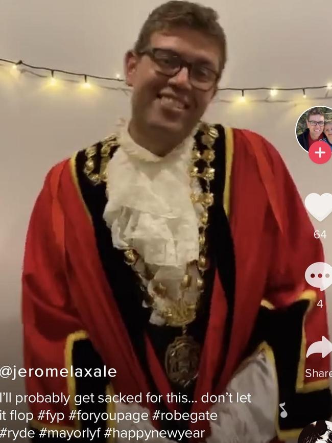 The mayor described the robes as a “relic”.