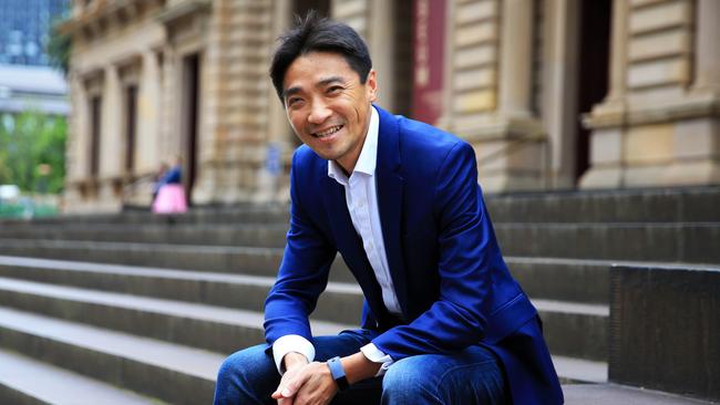 Dennis Lin is the executive chairman of Bubs Australia. Picture: Aaron Francis/The Australian