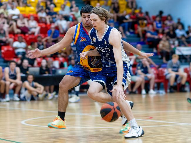 Joel De Barros has taken another step in his basketball journey after being selected in the National Performance Camp. Picture: Che Chorley