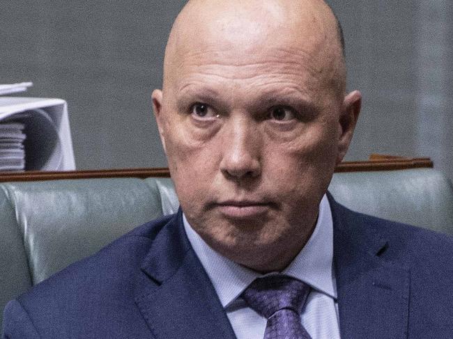 CANBERRA, AUSTRALIA-NCA NewsWire Photos SEPTEMBER 01 2020.Question Time in the House of Representatives in Parliament House in Canberra.Peter Dutton during question time in the House of Representatives at Parliament House, Canberra.Picture: NCA NewsWire / Gary Ramage