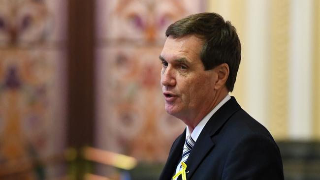 Energy Minister Anthony Lynham says Queensland was striving towards 3000 megawatts of solar power by 2020. Picture: AAP/Dan Peled