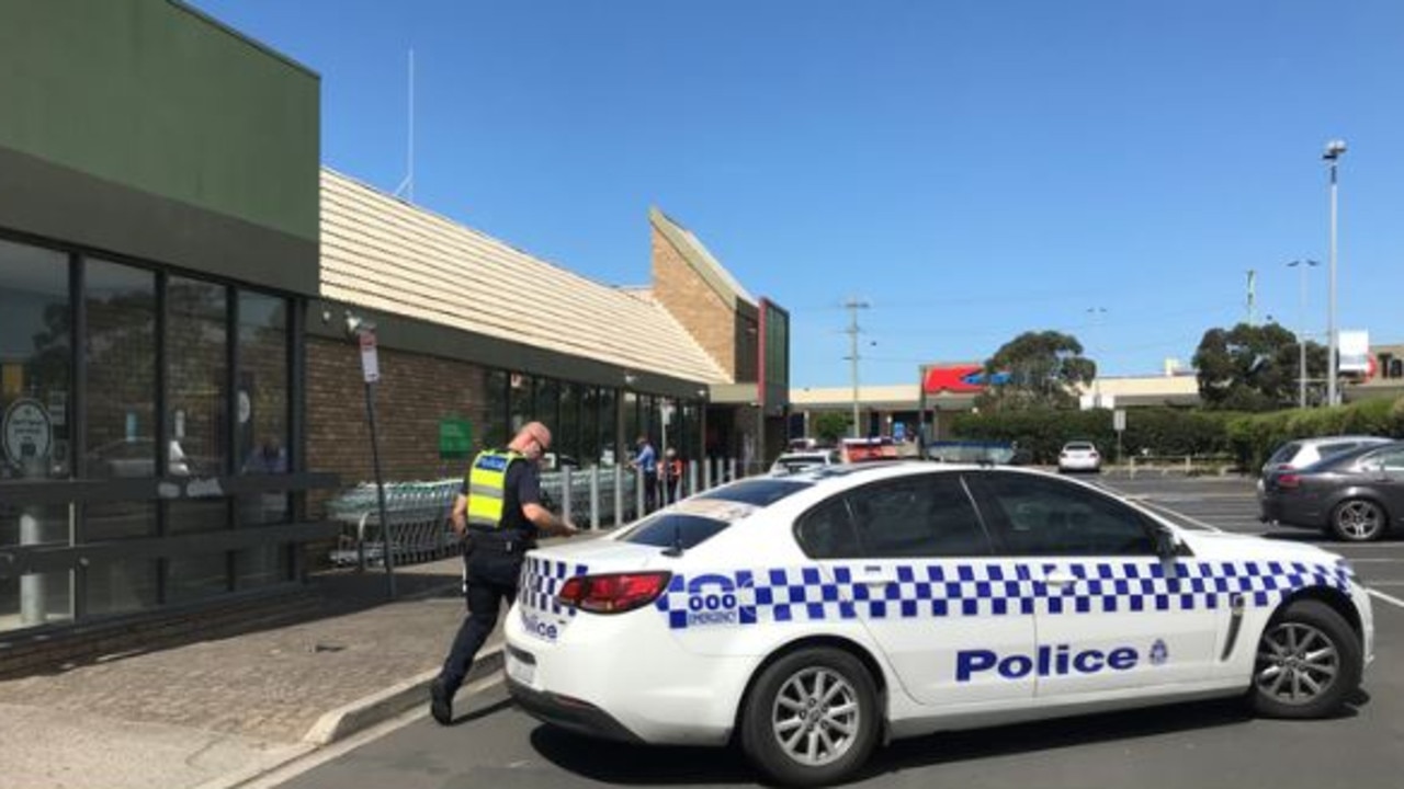 Police say the 37-year-old was stabbed in the car park. Picture: Channel Nine