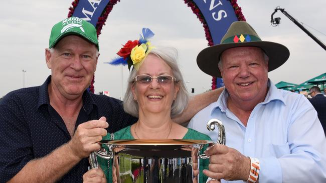 Alligator Blood owners Allan Endresz, Robyn and Jeff Simpson. Picture: Steve Holland