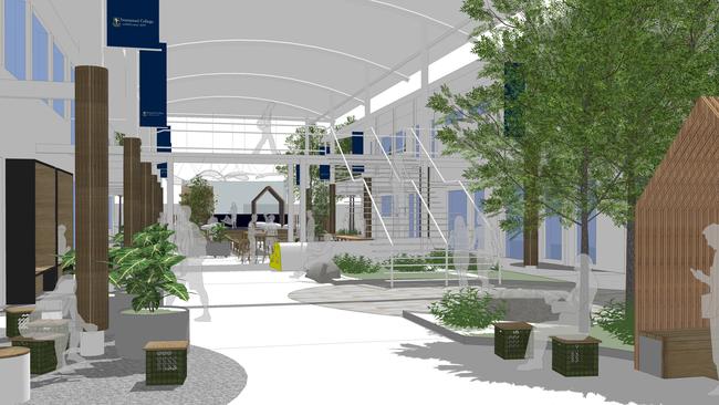 Artist impression of the Immanuel College middle school redevelopment.