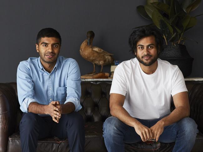 Sleeping Duck founders Selvam Sinnappan, left, and Winston Wijeyeratne.