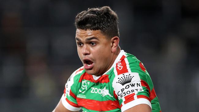 Latrell Mitchell has been cleared to return to full training at the Rabbitohs. Picture: Phil Hillyard