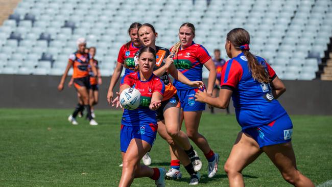 The Knights’ Tarsha Gale Cup side have also had a strong start to the season. Picture: Thomas Lisson