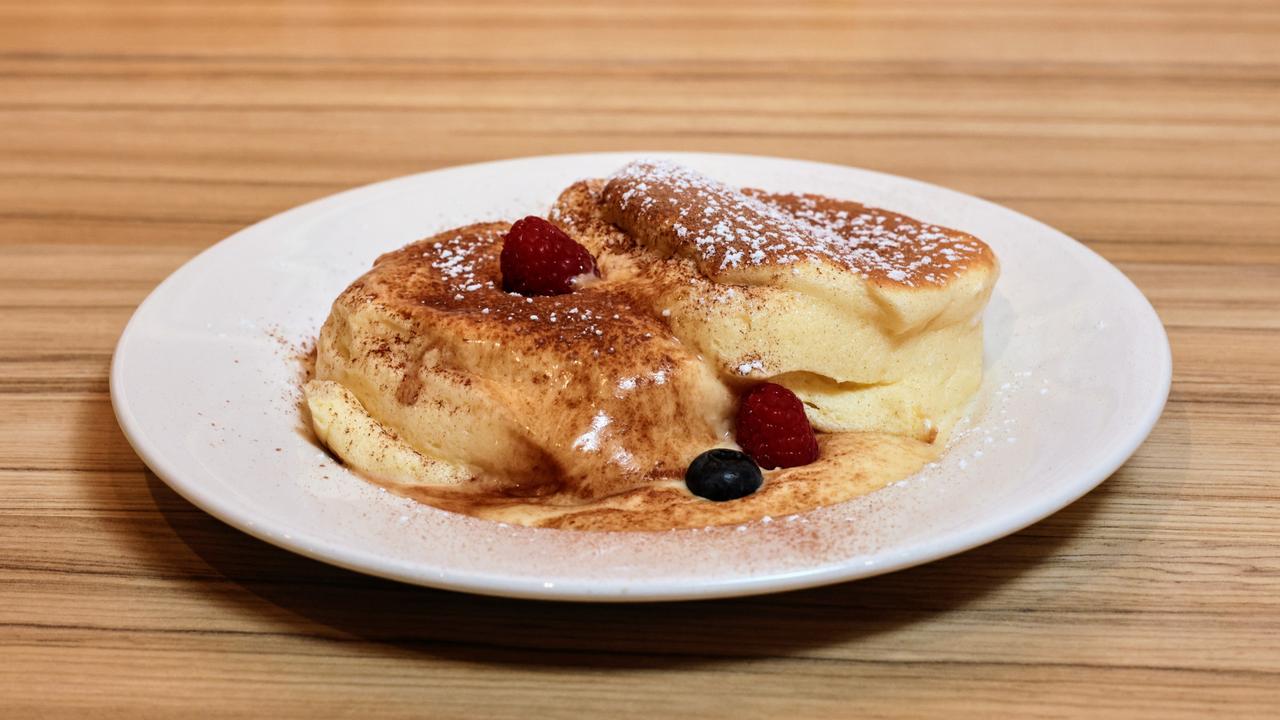 Japanese pancakes are known for fluffiness and an airy cloudlike texture. Picture: Brendan Radke