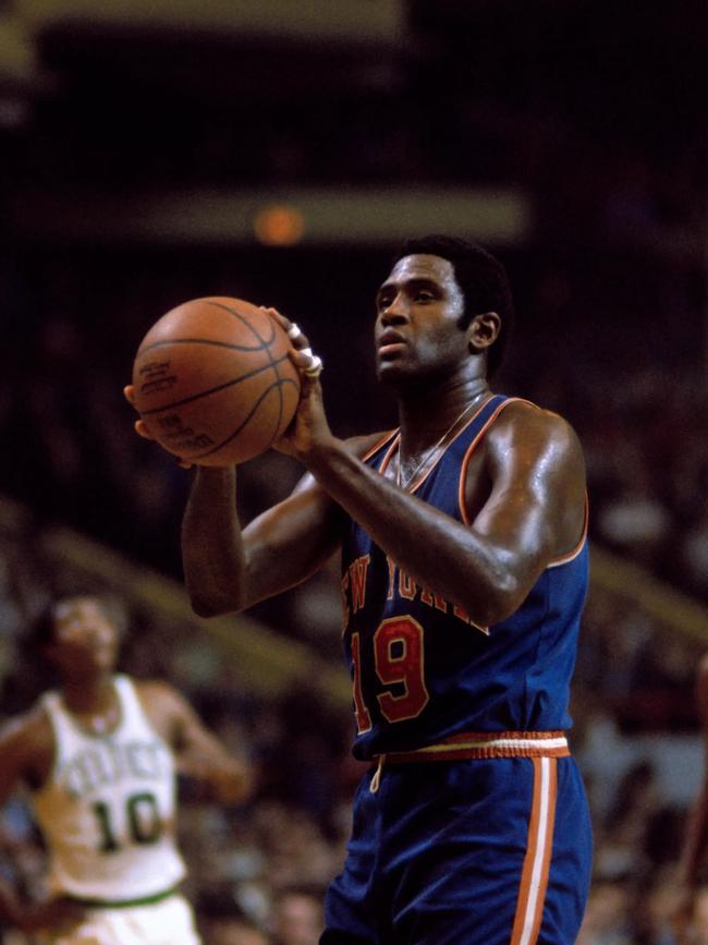 Willis Reed in 1970 against the Celtics.