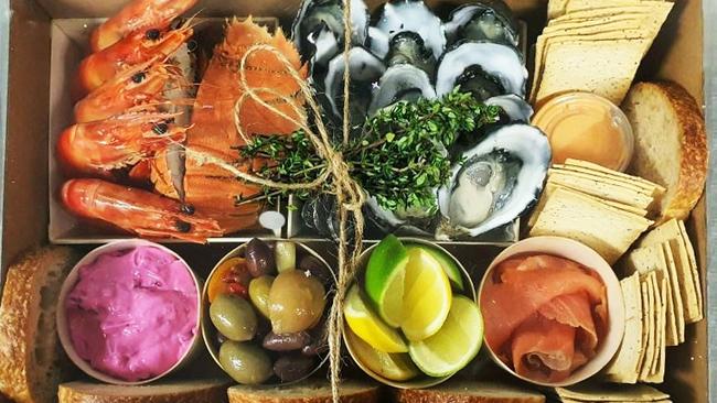 The seafood market hamper. Picture: Supplied