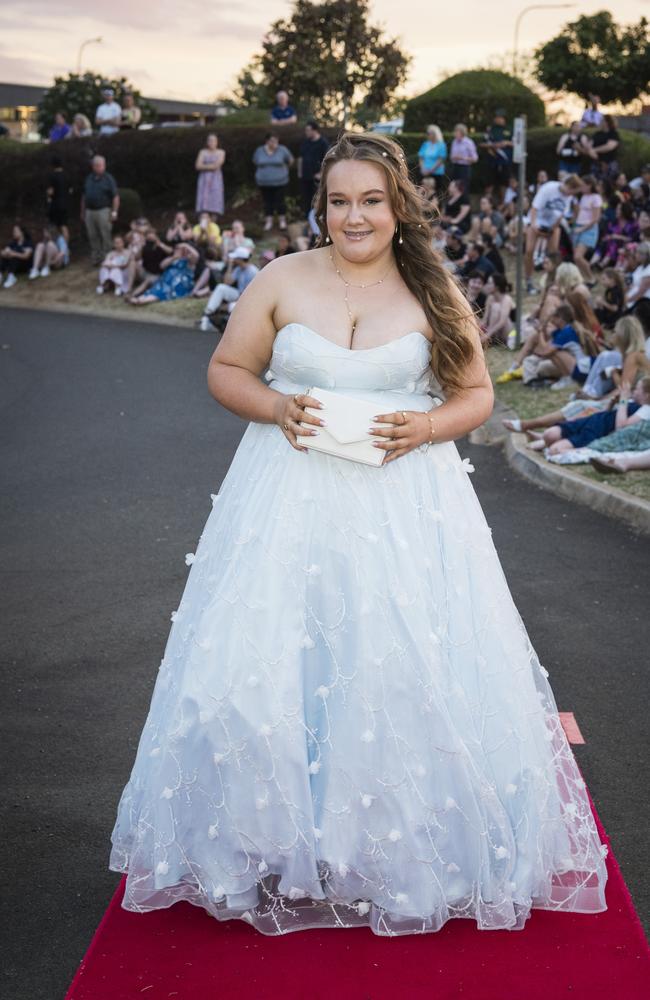 Leigha Doolan at Harristown State High School formal at Highfields Cultural Centre, Friday, November 17, 2023. Picture: Kevin Farmer