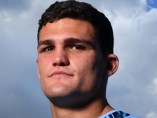 Nathan Cleary is seen posing for a photograph before the New South Wales State of Origin team's captains run at Suncorp Stadium in Brisbane, Tuesday, July 10, 2018. The Blues are holding their final training session before game three of the 2018 State of Origin series against Queensland on Wednesday. (AAP Image/Darren England) NO ARCHIVING