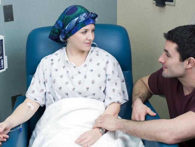 Woman undergoing chemotherapy treatment. Picture: Supplied