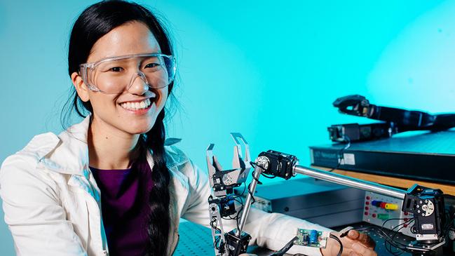 Marita Cheng founded Robogals, which introduces girls and young women to engineering. Picture: SUPPLIED