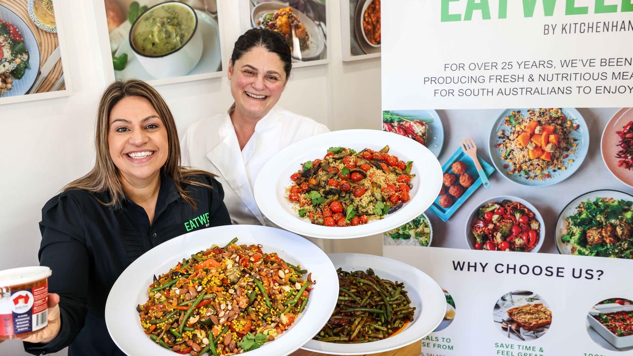 Leanne Cittadini, co-owner of Eatwell by Kitchenhand, with founder Tina Germanos. Image/Russell Millard