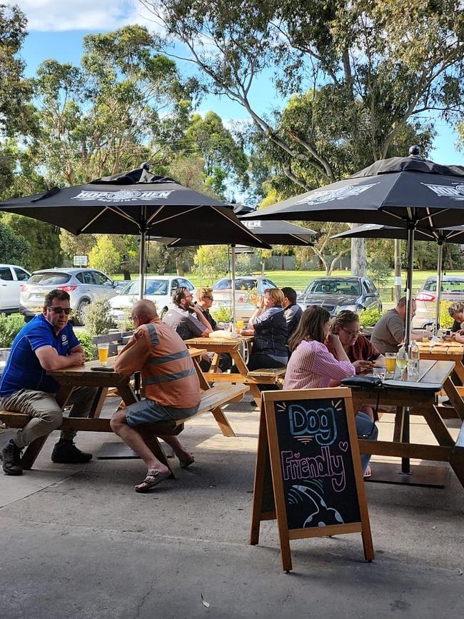 The dog friendly beer garden has been a huge hit.