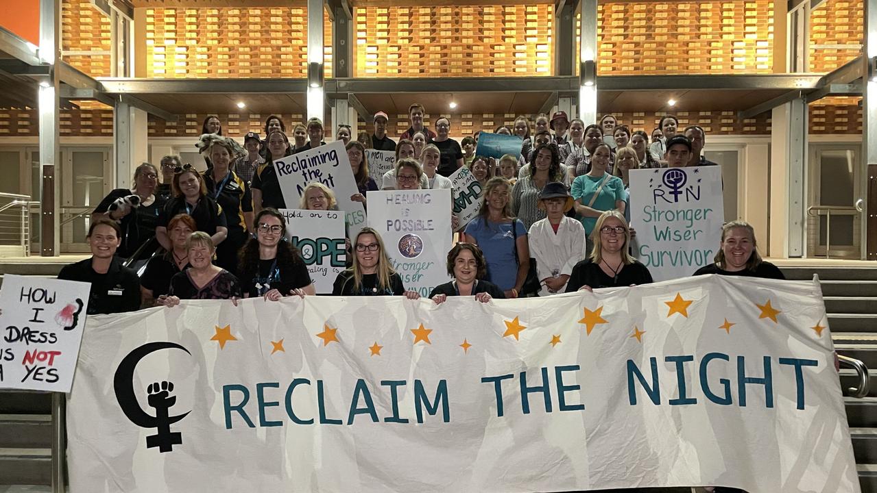 Residents took to the streets on Thursday for the 2023 Reclaim the Night event.