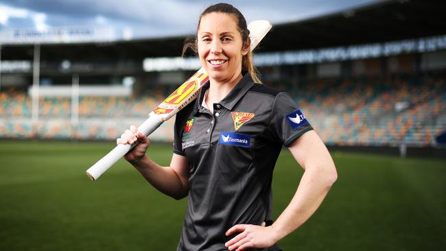 Tasmanian Tigers captain Brooke Hepburn. Picture: Zak Simmonds