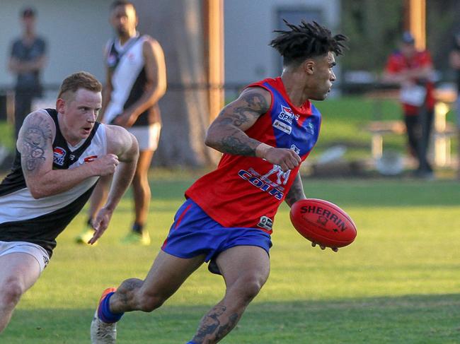 Kwame McHarg pictured in action for Port Melbourne Colts during his stint with the club. Picture: Aaron Cook