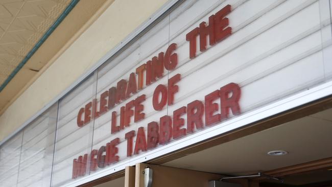 The life of fashion icon Maggie Tabberer was celebrated at the Randwick Ritz on Monday. Picture: NewsWire / Damian Shaw