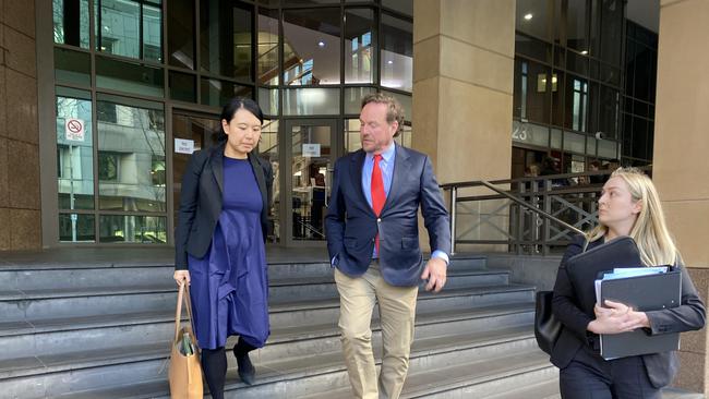 Duncan Stewart pleads not guilty to insider trading charges as he is committed to trial. Picture: Angelica Snowden