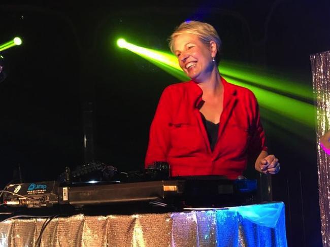 Tanya Plibersek getting in a bit of DJ-ing at the Sydney Festival. Source: Instagram