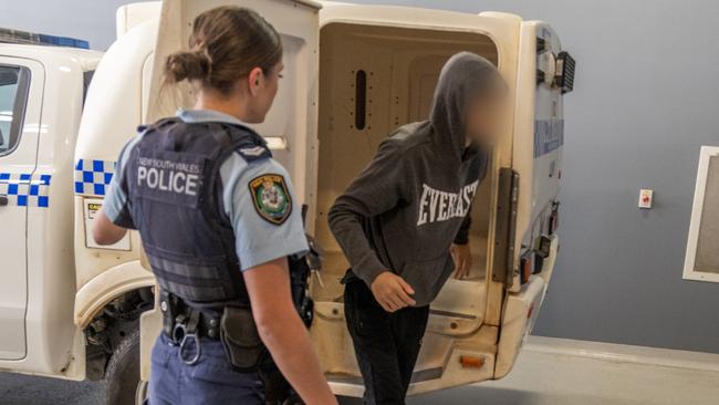 The teens were arrested by a joint counter-terrorism taskforce. Picture: NSW Police