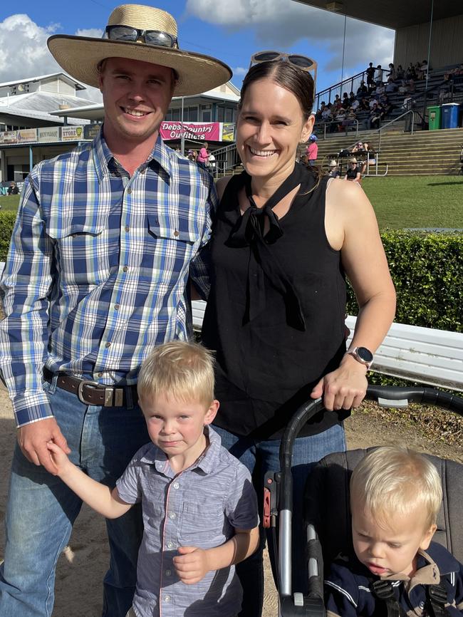 (L-R top) Harry Kim and (L-R bottom) Charlin and Billy Bambling at the Gympie Show 2025.