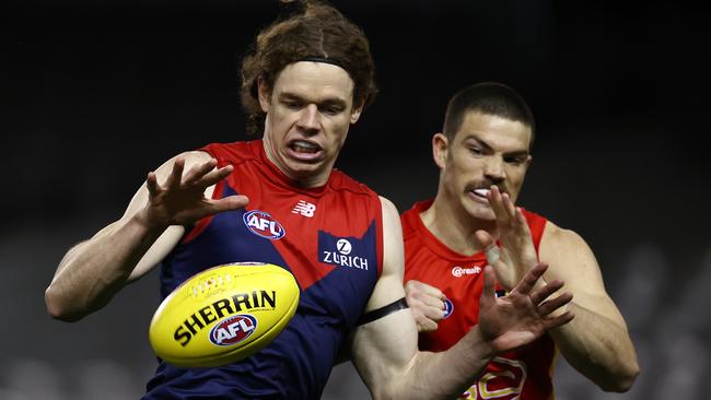 Can Ben Brown stand up for the Demons in the grand final? Picture: Michael Klein