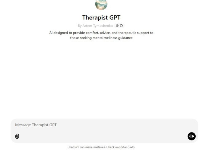 One of the mental health functions available to users on ChatGPT.