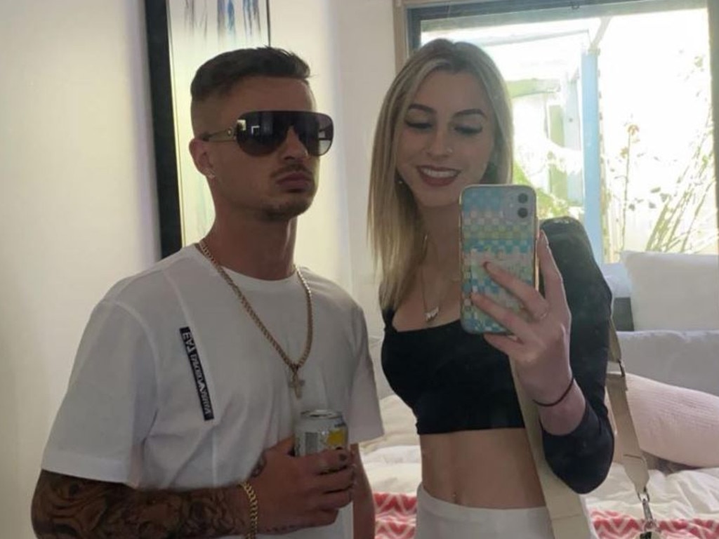 Corey is pictured with his 19-year-old sister and best friend Charleigh. Picture: Facebook