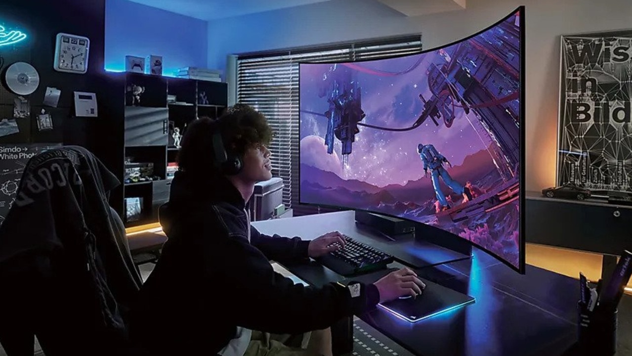 Samsung Odyssey Ark Gaming Monitor. Picture: Samsung.