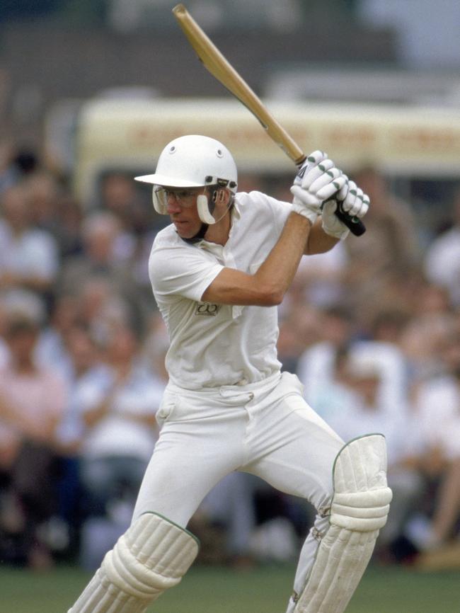 Roebuck batting for Somerset against Northamptonshire in 1986. Picture: David Munden