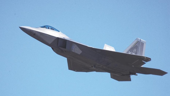 A FA/22 takes off from Langley Air Force Base, Virginia. Picture: US Air Force.