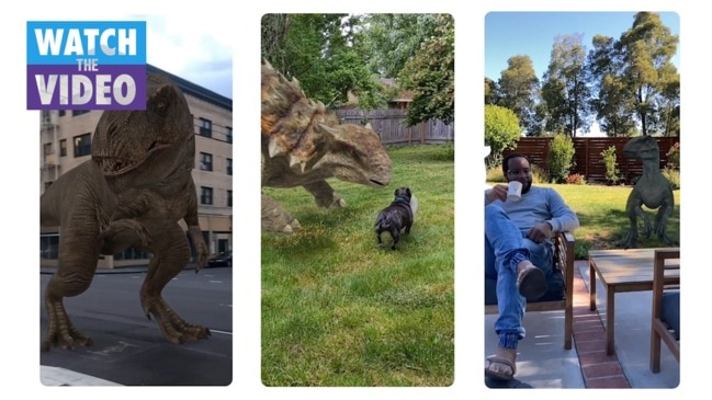 Travel back in time with AR dinosaurs on Google