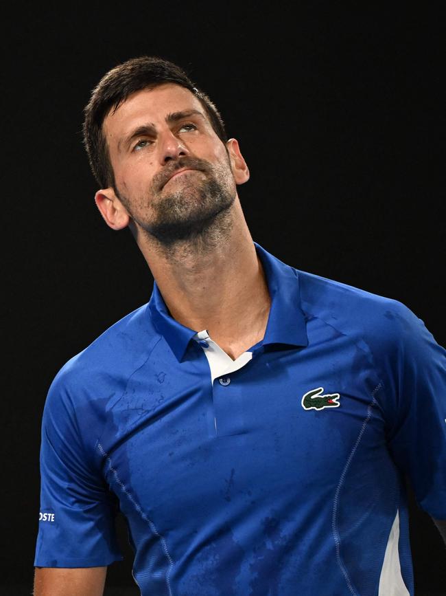 Serbia's Novak Djokovic spoke about how the change affected his match. Picture: William West / AFP